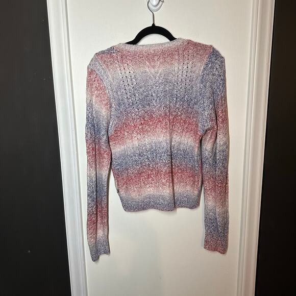 Scotch & Soda Amsterdam Women's Space Dye Ombre Stripe Sweater Size Medium - Picture 11 of 15